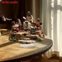 Enfeite de Presépio Sagrada Família em Acrílico para Mesa - foto 10