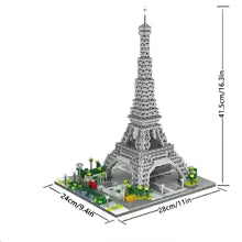 medidas da torre eiffel grande b de blocos micro