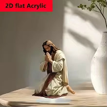 Enfeite de Presépio Sagrada Família em Acrílico para Mesa - foto 7