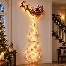 Luminária de Parede Mágica de Natal Adesiva com LED - foto 12
