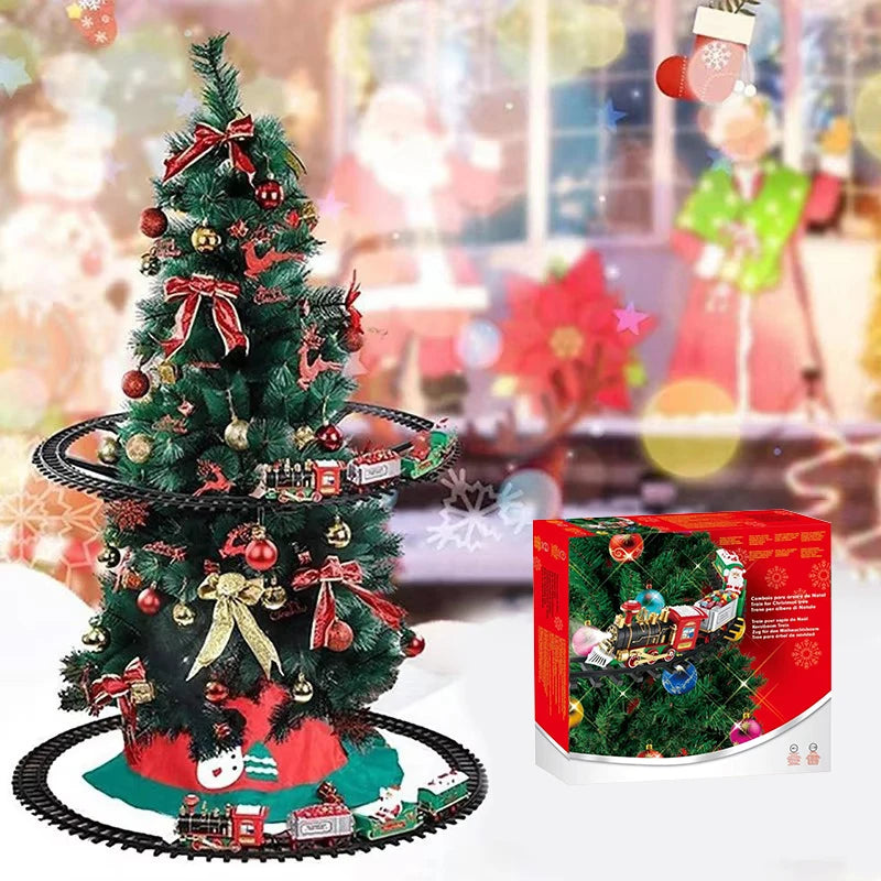 Trenzinho de Natal para Árvore com Luz e Som
